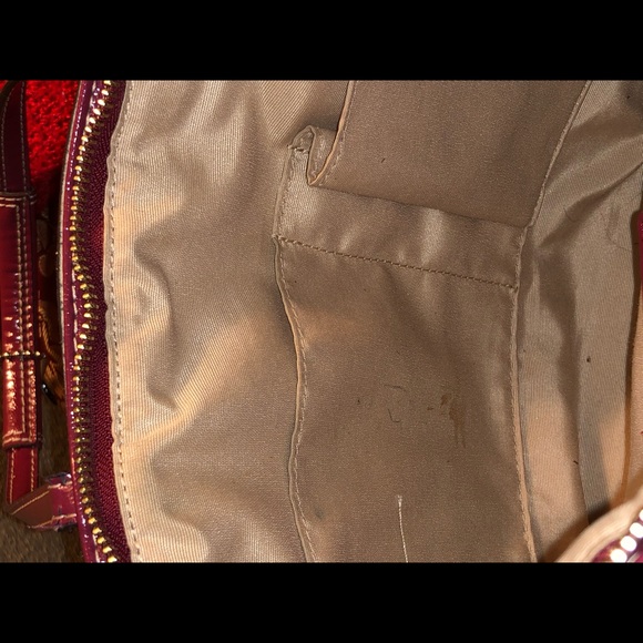 💖Coach Magenta & Tan Signature Handbag💖 - Picture 5 of 8